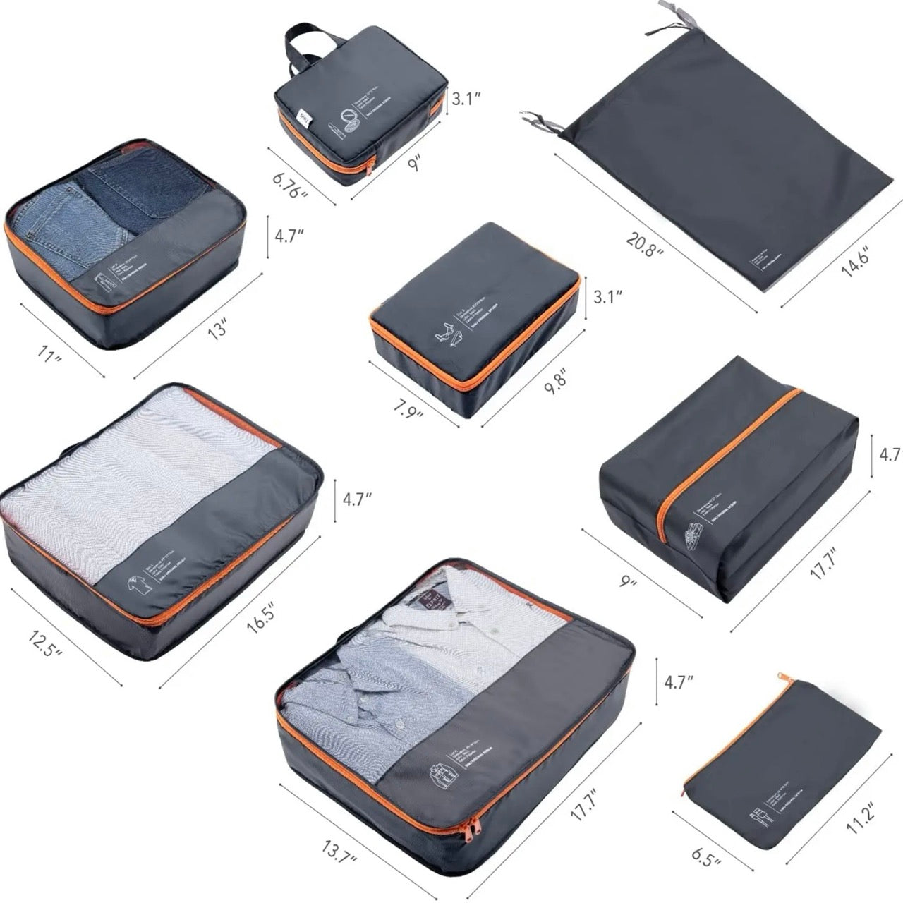Travel organizer Packing Cubes